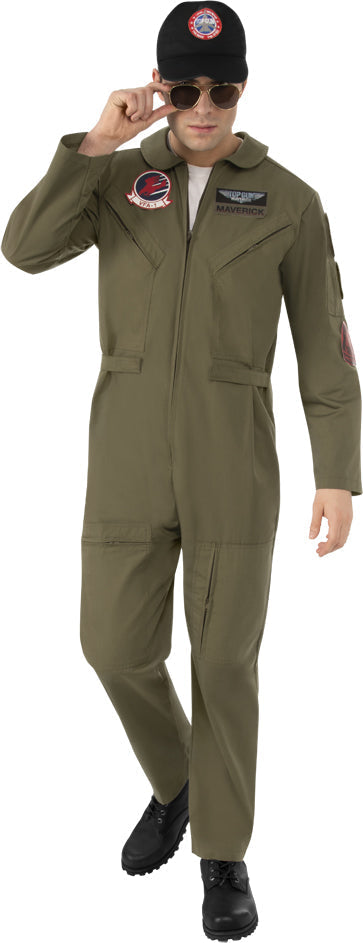Adults Movie Top Gun Maverick Cosplay Costume Pilot Flight Jumpsuit  Christmas | eBay